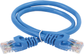 Патч-корд ITK UTP кат. 6 синий 2 м, PC03-C6UL-2M