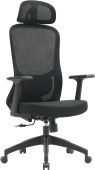 Кресло для операторов CACTUS CS-MC515-BK чёрный, сетка/ткань, CS-MC515-BK