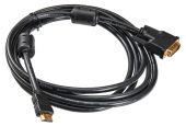 Фото Видео кабель BURO HDMI (M) -> DVI-D (M) 3 м, HDMI-19M-DVI-D-3M