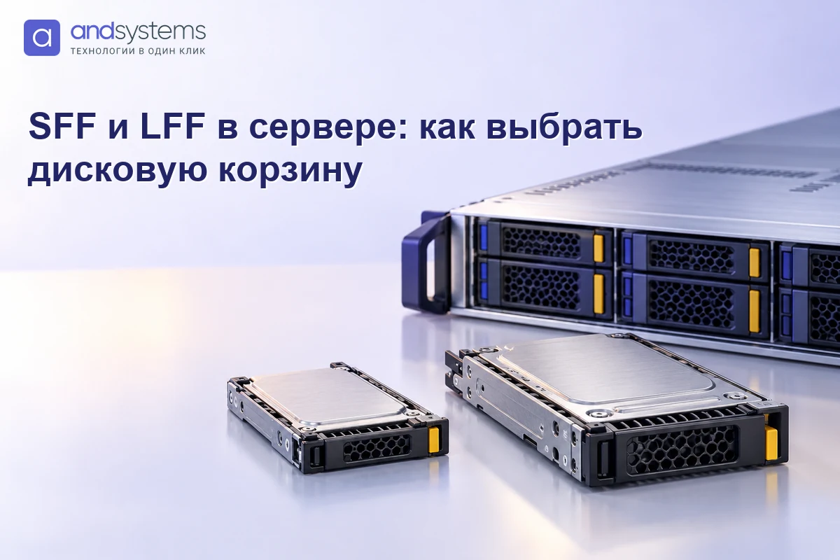 SFF и LFF в сервере: как выбрать дисковую корзину