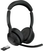 Наушники Jabra Evolve2 55 Link380а MS Stereo Stand чёрный, 25599-999-989