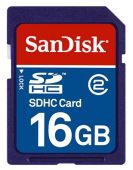 Вид Карта памяти SanDisk SDHC 16GB, SDSDB-016G-B35