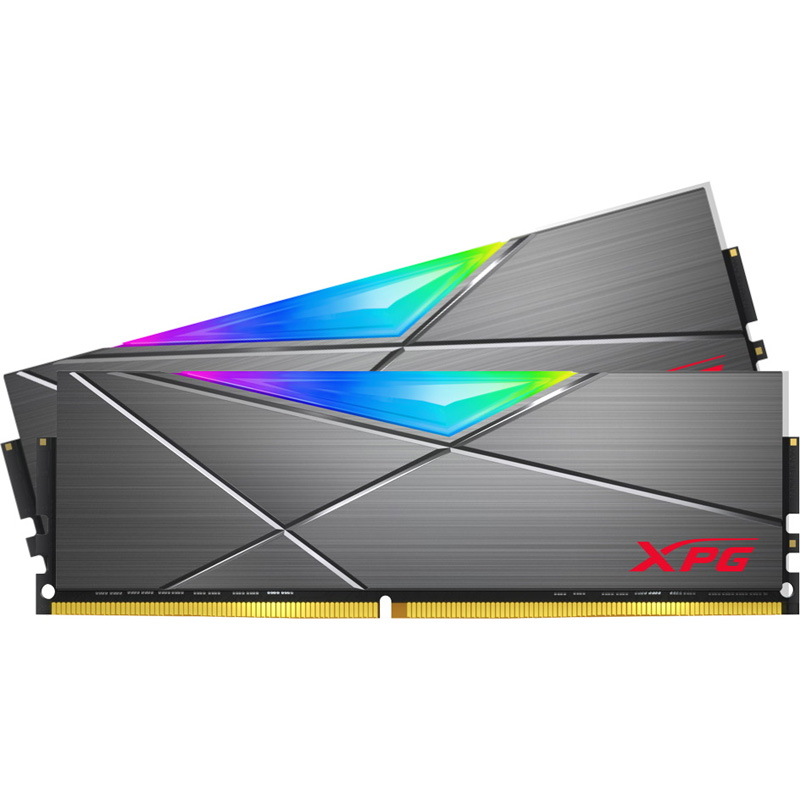 Картинка - 1 Комплект памяти ADATA XPG SPECTRIX D50 Tungsten Grey 32GB DIMM DDR4 3200MHz (2х16GB), AX4U320016G16A