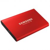 Фото Внешний диск SSD Samsung T5 1 ТБ 1.8" USB 3.1 красный, MU-PA1T0R/WW