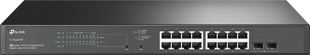 Коммутатор TP-Link SG2218P 16-PoE Управляемый 18-ports, SG2218P