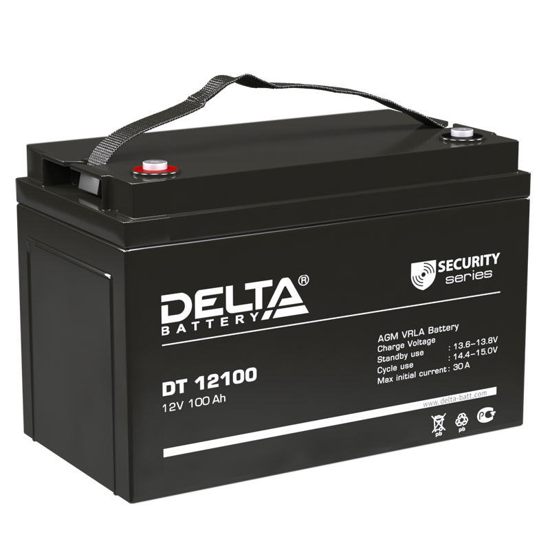 Картинка - 1 Батарея для дежурных систем Delta DT, DT 12100