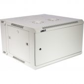 Вид Настенный шкаф LANMASTER PRO 3-секционный 9U серый, TWT-CBW3M-9U-6X6-GY