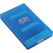 Внешний корпус для HDD/SSD AgeStar 3UBC 2.5&quot; синий, 3UBCP1-6G (BLUE)