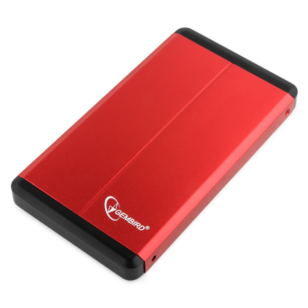 Внешний корпус для HDD/SSD Gembird EE2-U3S-2-R 2.5" красный, EE2-U3S-2-R