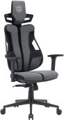 Кресло для операторов CACTUS CS-CHR-DUO-GYBK серо-чёрный, ткань, CS-CHR-DUO-GYBK