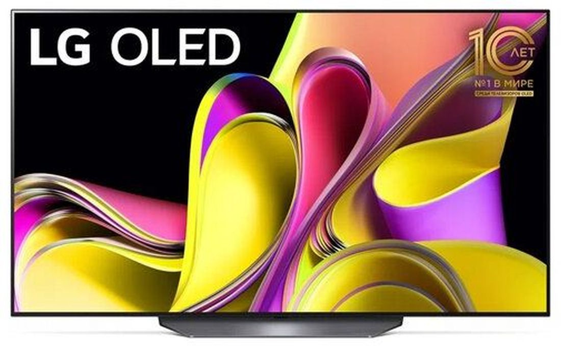 Телевизор LG OLED65B3RLA 65" 3840x2160 (4K) чёрный, OLED65B3RLA.ARUB