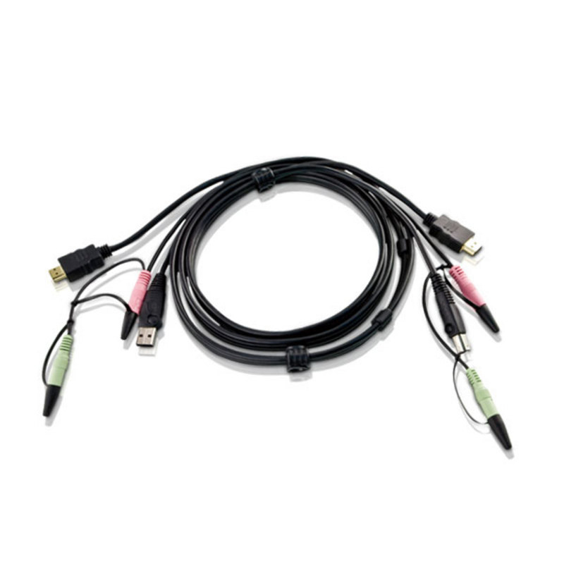 Картинка - 1 KVM-кабель ATEN 1,8м, 2L-7D02UH