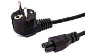 Кабель питания Filum IEC 320 C5 -> Schuko CEE 7 10A 1 м, FL-PC10-EU-C5-1M