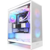 Корпус NZXT H7 Flow RGB Midi Tower Без БП белый, CM-H72FW-R1