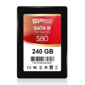 Фото Диск SSD SILICON POWER Slim S80 2.5" 240 ГБ SATA, SP240GBSS3S80S25