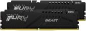 Комплект памяти Kingston FURY Beast Black 2х16 ГБ DIMM DDR5 5600 МГц, KF556C36BBEK2-32