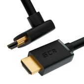Видео кабель с Ethernet Greenconnect HMAC4 HDMI (M верх угол) -&gt; HDMI (M) 3 м, GCR-52320