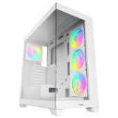 Корпус Ocypus Gamma C72 WH ARGB Midi Tower Без БП белый, Gamma-C72-W-HD400XX-GL