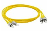 Оптический патч-корд LANMASTER 9/125 мкм жёлтый 1 м, TWT-2FC-2FC/SU-1.0