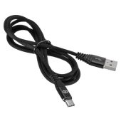 USB кабель Digma USB Type C (M) -&gt; USB Type A (M) 2A 1,2 м, TYPE-C-1.2M-BRAIDED-BLK