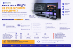 CPU и GPU для 3D-моделирования и рендеринга: как выбрать