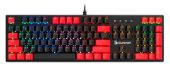 Фото Клавиатура механическая A4Tech Bloody B820N Проводная чёрный, B820N ( BLACK + RED)