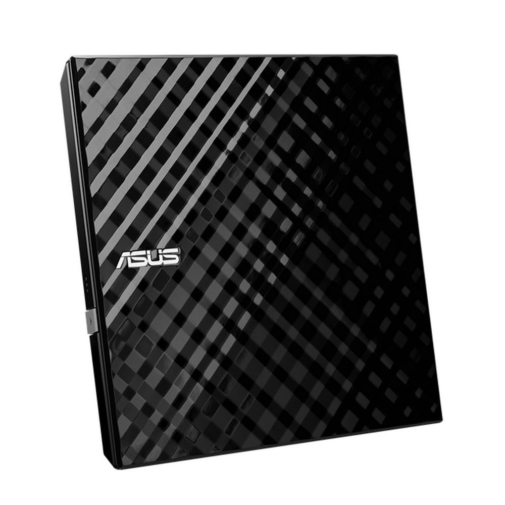 Оптический привод Asus SDRW-08D2S-U LITE DVD-RW внешний чёрный, 90-DQ0435-UA221KZ
