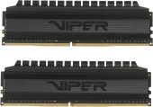 Комплект памяти PATRIOT Viper 4 Blackout 2х8 ГБ DIMM DDR4 3000 МГц, PVB416G300C6K