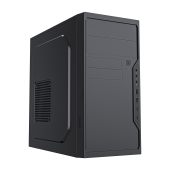 Корпус FoxLine FL-733R Mini Tower Без БП чёрный, FL-733R-U2C2