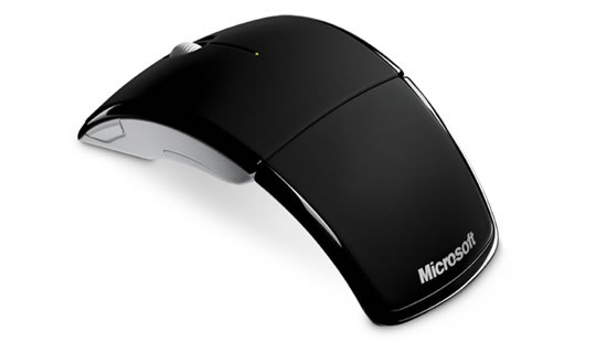 Картинка - 1 Мышь Microsoft Arc Mouse Беспроводная Чёрный, ZJA-00065