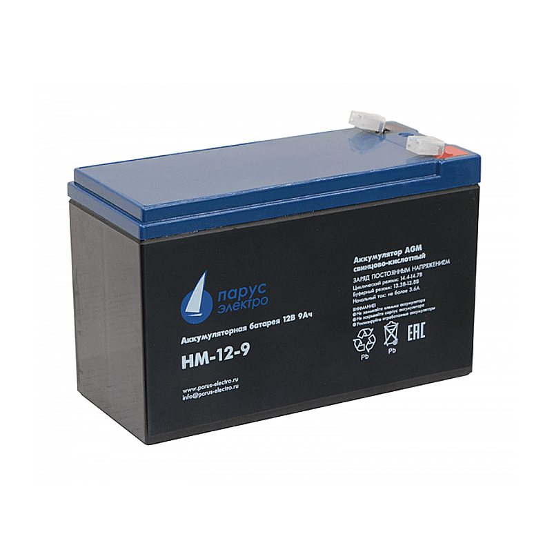 Картинка - 1 Батарея для ИБП Парус электро HM-12-9, HM-12-9