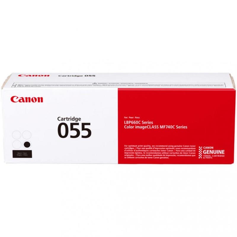 Картинка - 1 Тонер-картридж Canon 055 Лазерный Черный 2300стр, 3016C002