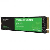 Диск SSD WD Green SN350 M.2 2280 480 ГБ PCIe 3.0 NVMe x4, WDS480G2G0C
