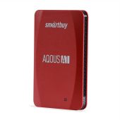 Вид Внешний диск SSD SmartBuy Aqous A1 1 ТБ 2.5" USB 3.1 красный, SB001TB-A1R-U31C