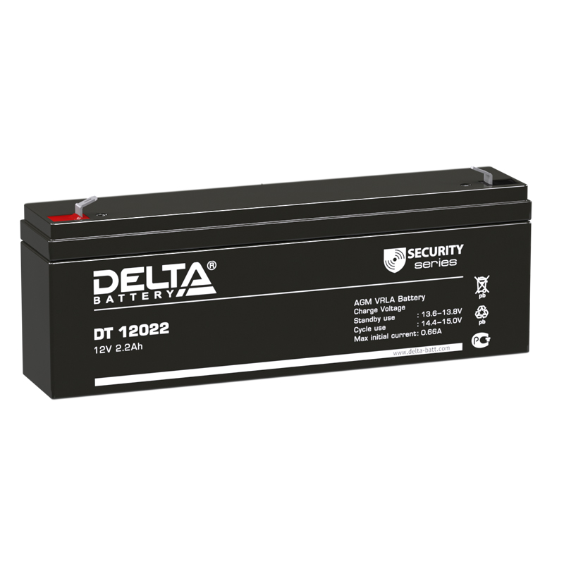 Картинка - 1 Батарея для дежурных систем Delta DT, DT 12022