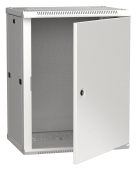 Вид Настенный шкаф ITK Linea W 12U серый, LWR3-12U64-MF