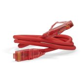 Патч-корд Hyperline UTP кат. 5e Красный 0,3 м, PC-LPM-UTP-RJ45-RJ45-C5e-0.3M-LSZH-RD