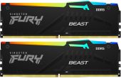 Комплект памяти Kingston FURY Beast RGB 2х16 ГБ DIMM DDR5 5200 МГц, KF552C36BBEAK2-32