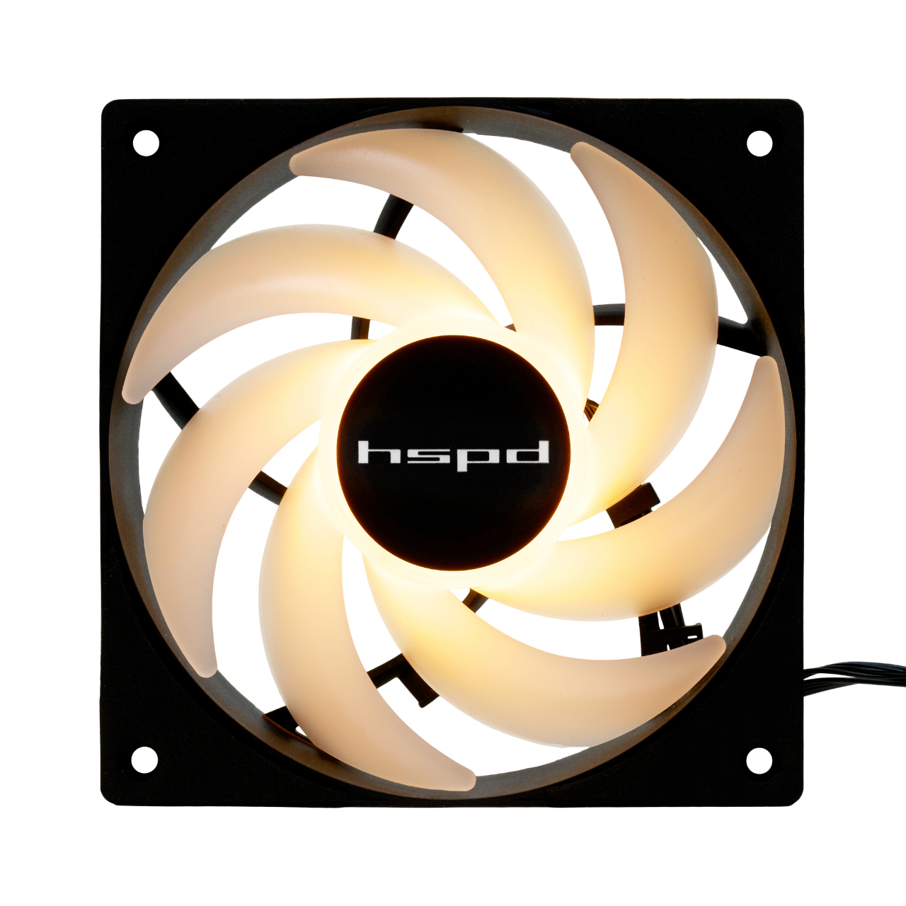 Корпусный вентилятор HSPD M1 Black 120 мм 4-pin, M1-1201BK-ARGB