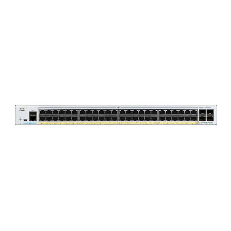 Коммутатор Cisco C1000-48T-4X Управляемый 52-ports, C1000-48T-4X-L