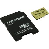 Вид Карта памяти Transcend 500S microSDXC UHS-I Class 3 C10 128GB, TS128GUSD500S
