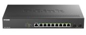 Коммутатор D-Link DMS-1250-10SP 8-PoE Управляемый 10-ports, DMS-1250-10SP/A1A/6KV