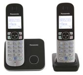 Вид DECT-телефон Panasonic KX-TG6812RU чёрный, KX-TG6812RUB