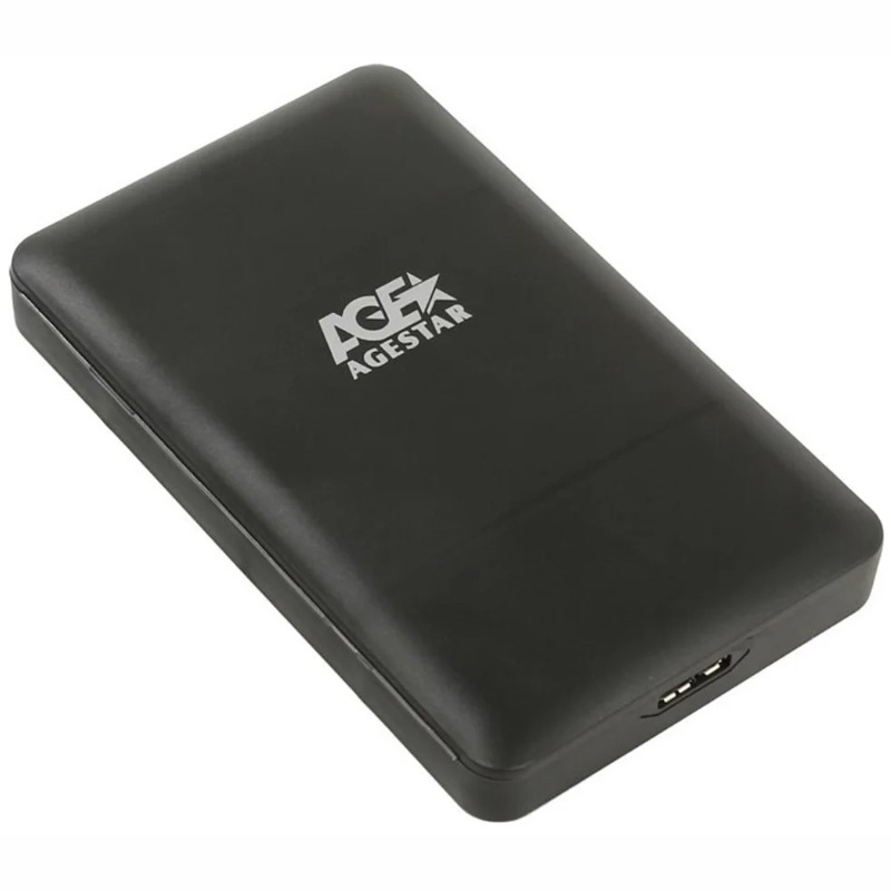 Внешний корпус для HDD/SSD AgeStar 3UBC 2.5" чёрный, 3UBCP3 (BLACK)
