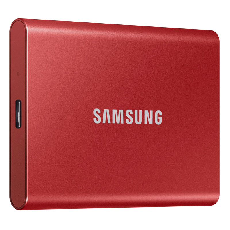 Внешний диск SSD Samsung T7 2 ТБ 1.8" USB 3.2 красный, MU-PC2T0R/WW