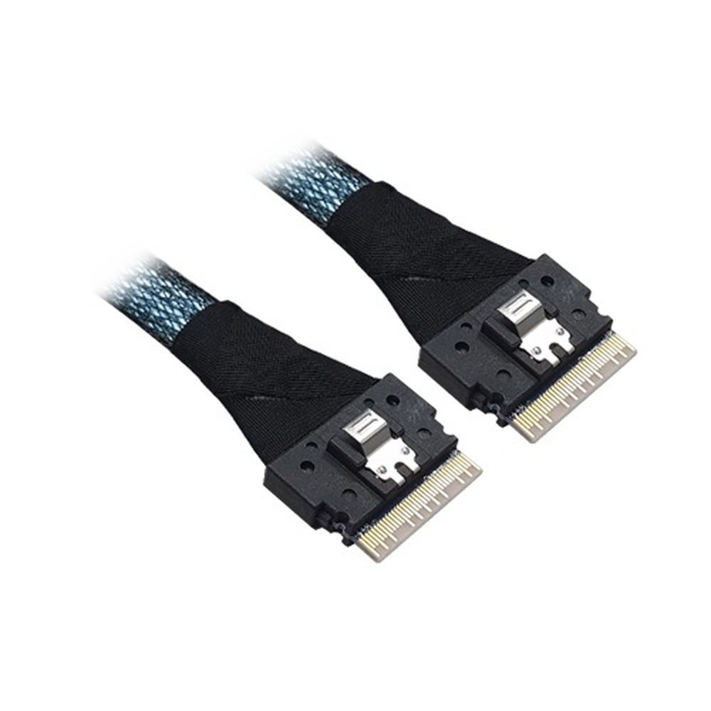 Кабель данных Luxshare SFF-8654 (x8) -> SFF-8654 (x8) 0.8 м, L285SL025-SD-R