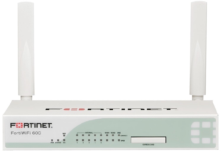 Картинка - 1 Межсетевой экран Fortinet FortiWiFi-60C 1.00Гб/с, FWF-60C