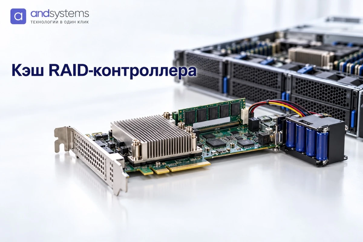 Кэш RAID-контроллера: write-back, BBU и флеш-защита