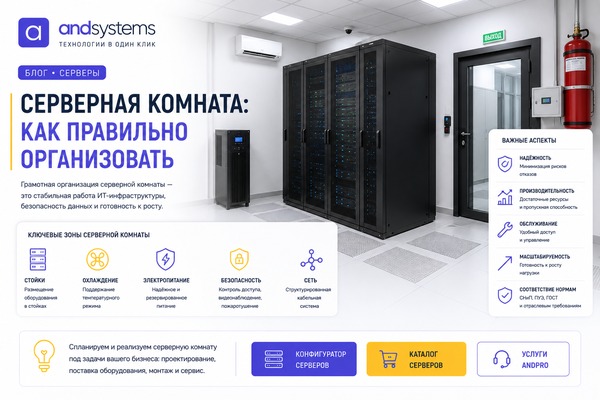 Серверная комната: как правильно организовать
