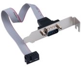 Планка портов Cablexpert CCDB9RECEPTACLE-LP, CCDB9RECEPTACLE-LP